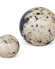 Nouveau - Indoor-Outdoor Spheres (Set of 2) - Black / White