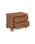 Enya - Nightstand - Red / Oak