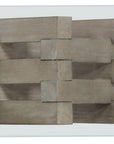 Affinity - Glass Top Accent Console - Gray