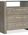 Affinity - 3-Drawer Nightstand - Gray