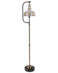 Elieser - Industrial Floor Lamp - Light Brown