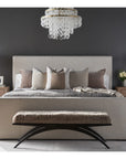 Modern - Bowie King Bed - Gray
