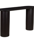 Povera - Acacia Wood Console Table - Black