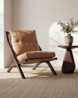 Preston - Accent Chair - Tan / Brown