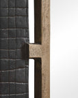 Guerra - Mirror - Walnut & Brass