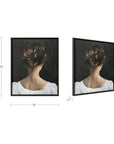 Intrepid - Framed Painting - Black