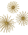 Aga - Gold Metal Wall Decor (Set of 3)