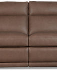 MS - Simone ZG 2 over 2 Power Sofa With Power Headrest and BT speaker - Brown