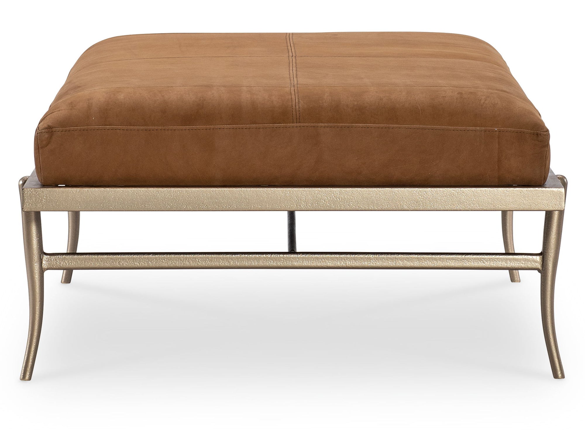 Melange - Tobin Cocktail Ottoman - Brown