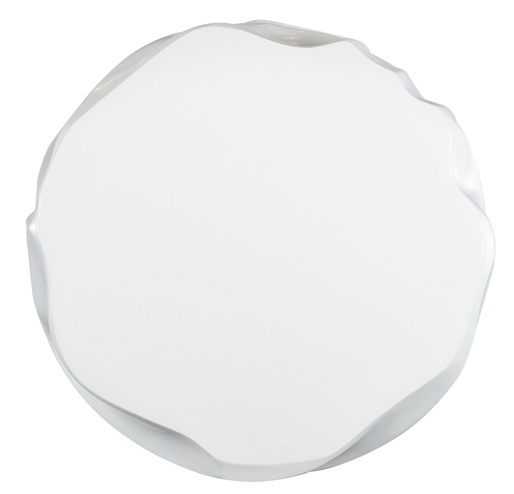 Melange - Alabaster End Table - White