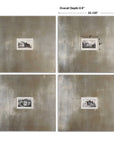 Historical Buildings - Framed Art (Set of 4) - Pearl Silver