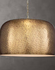 Lemont - Hammered Brass 1 Light Pendant - Brass