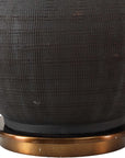 Arnav - Textured Lamp - Black
