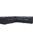 Form - Dream Modular Sectional Vantage Leather - Black