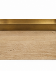 Travertine Base Brass