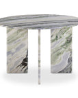 Celia - Round Dining Table - Green / Gray