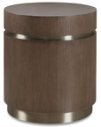 Commerce And Market - Roll With It Round End Table - Dark Brown