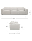 Wilder - Power Recliner Sofa - Flecked Oat / Beige