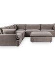 Caplan - 6 Piece Modular Sectional With Ottoman