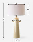 Florero - Pale Yellow Table Lamp
