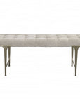 Imperial - Upholstered Gray Bench