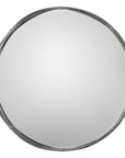 Ohmer - Round Metal Coils Mirror - Pearl Silver