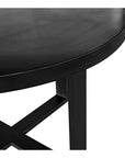 Jedrik - Round Outdoor Dining Table - Black