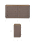 Simone - 6 Drawer Dresser - Brown