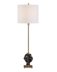 Fiori - Sculptural Buffet Lamp - Dark Bronze / Antique Brass