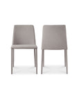 Nora - Fabric Dining Chair (Set of 2) - Light Gray