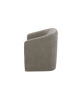 Sandy - Rolling Dining Chair - Taupe / Tan