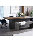 Lazarus - Outdoor Bench - Gray