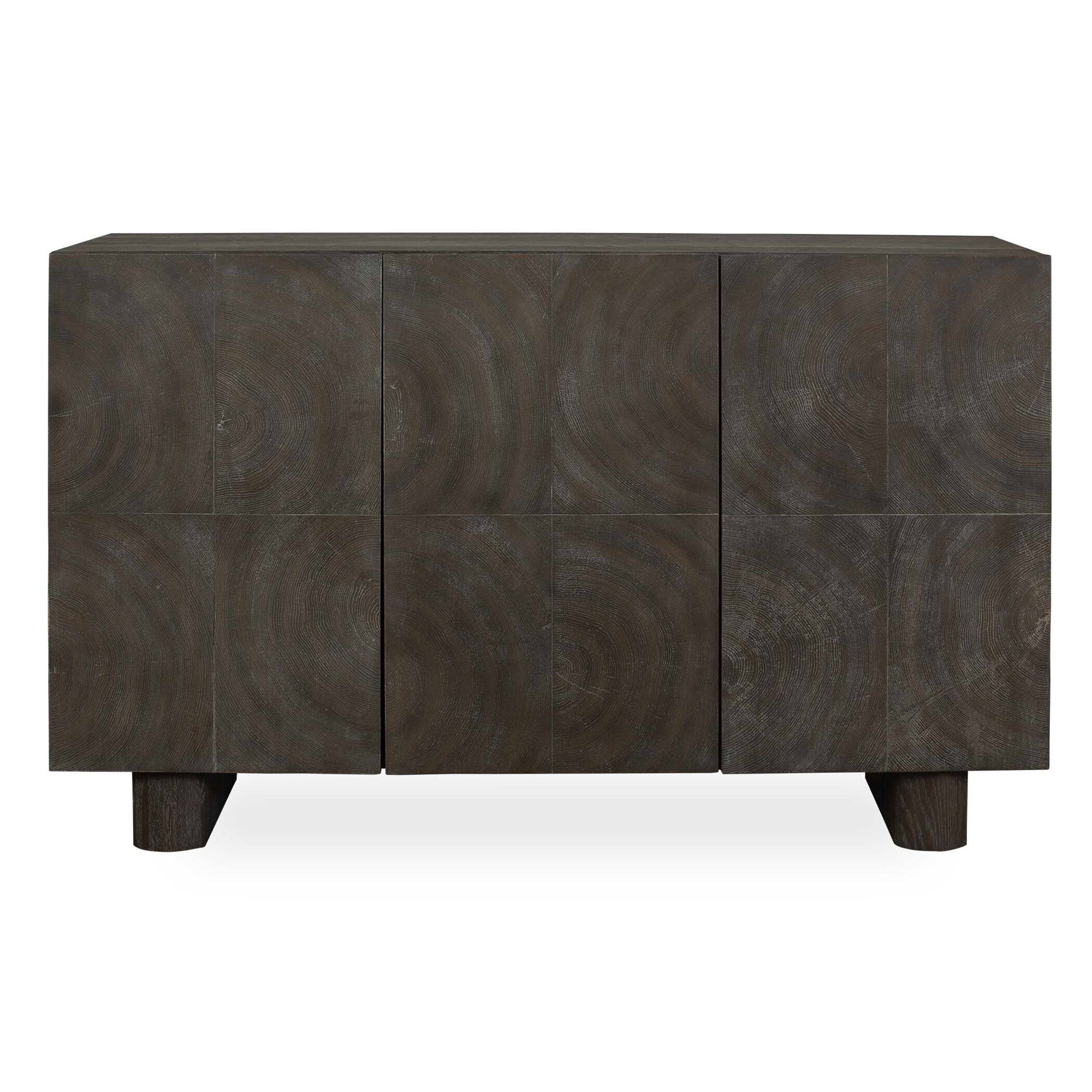 Phineas - 3 Door Modern Cabinet - Woodtone
