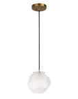 Geodesic - 1 Light Mini Pendant - White