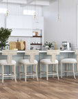 Idris - Counter Stool - White