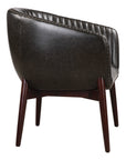 Anders - Chenille Accent Chair - Black