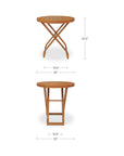 Perry - Outdoor Bistro Table - Natural