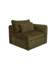 Swift - Right Arm Facing Chair - Dark Green
