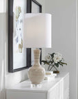 Chalice - Striped Table Lamp - Beige