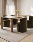 Segment - Large Dining Table - Dark Brown
