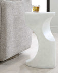 Stevie - Indoor-Outdoor Accent Table - White