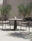 Zola - Outdoor Dining Chair (Set of 2) - Dark Brown