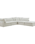Clay - Dream Modular Sectional - Pearl Silver