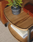 Cashiers - Tiered End Table - Almond