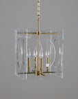 Tessa - Chandelier - Clear/Brass