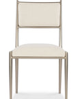 Geometry - Metal Side Chair - Radiance / Beige