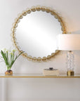 Nolina - Round Mirror - Gold