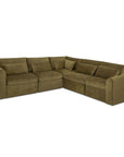 Swift - Classic L Modular Sectional - Dark Green