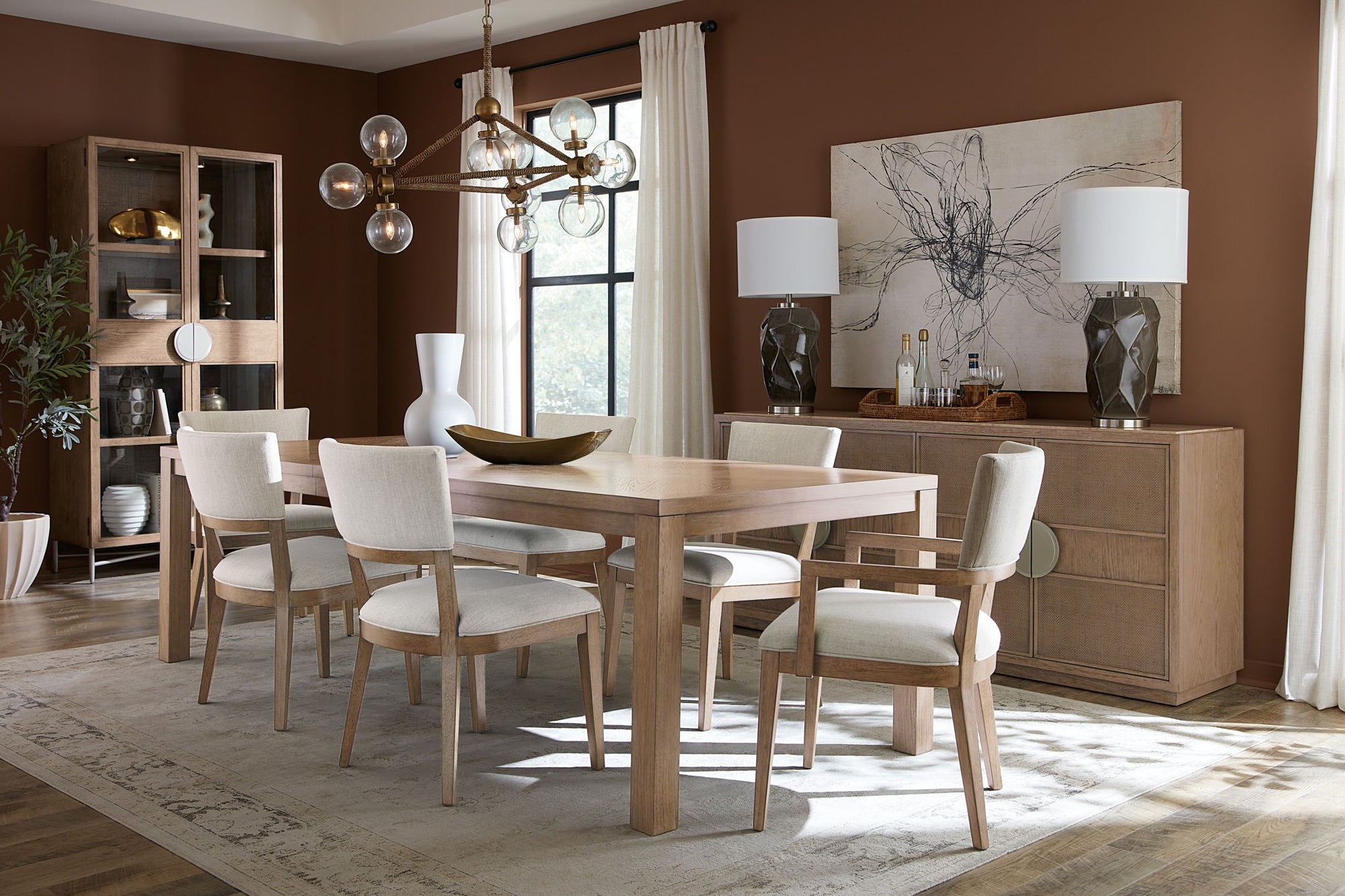 Sonnet - Upholstered Dining Chair (Set of 2) - Beige / Light Brown