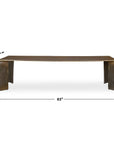 Reade - Outdoor Coffee Table - Brass